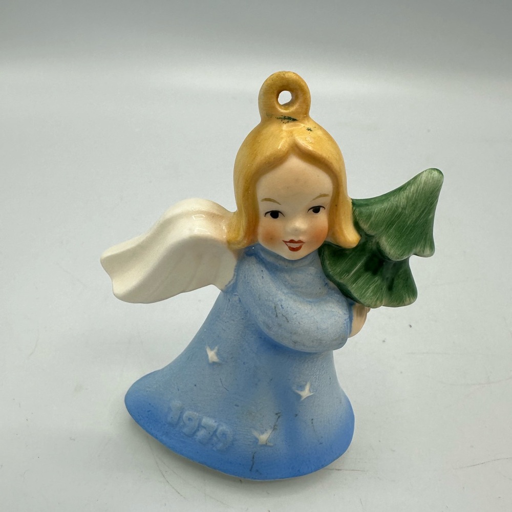 Goebel Annual Ornament 1979 Second Edition Blue Angel Christmas Tree Ornament